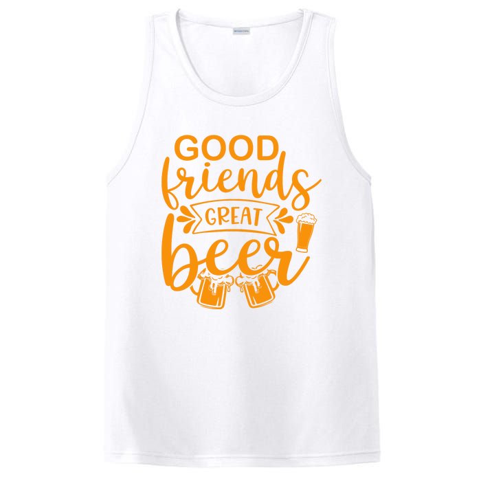 Good Friends Great Beer Gift For Drinker Beer Gift Beer Lover PosiCharge Competitor Tank