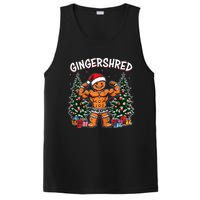 Gingershred Funny Gingerbread Man Gym Bodybuilding Christmas PosiCharge Competitor Tank