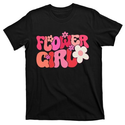 Groovy Flower Girl A Bridesmaid Proposal Flower T-Shirt