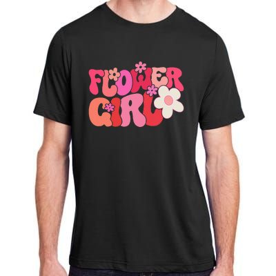 Groovy Flower Girl A Bridesmaid Proposal Flower Adult ChromaSoft Performance T-Shirt