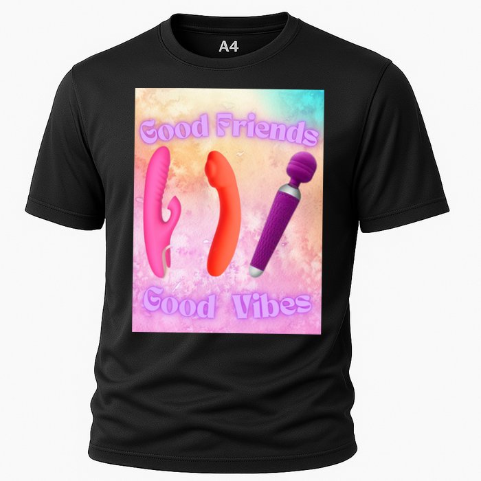Good Friends Good Vibes Cooling Performance Crew T-Shirt