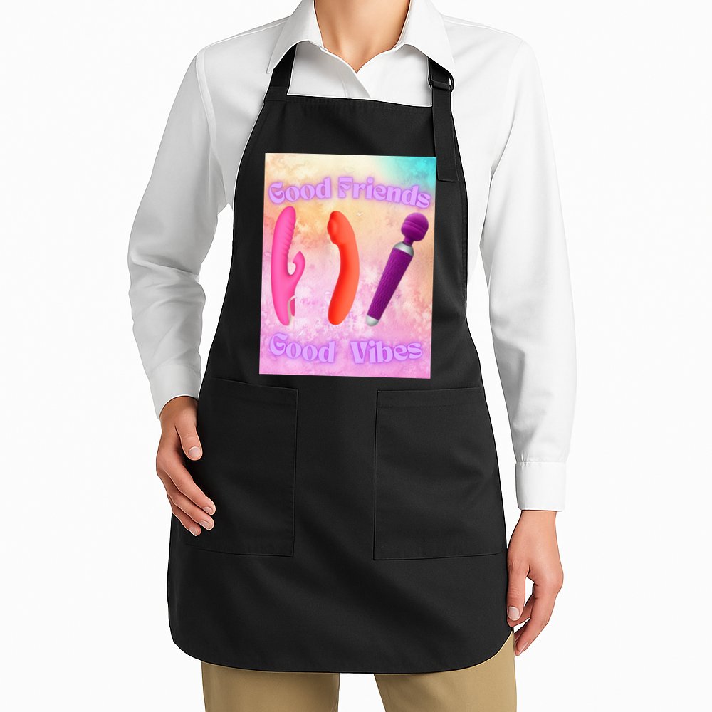 Good Friends Good Vibes Apron