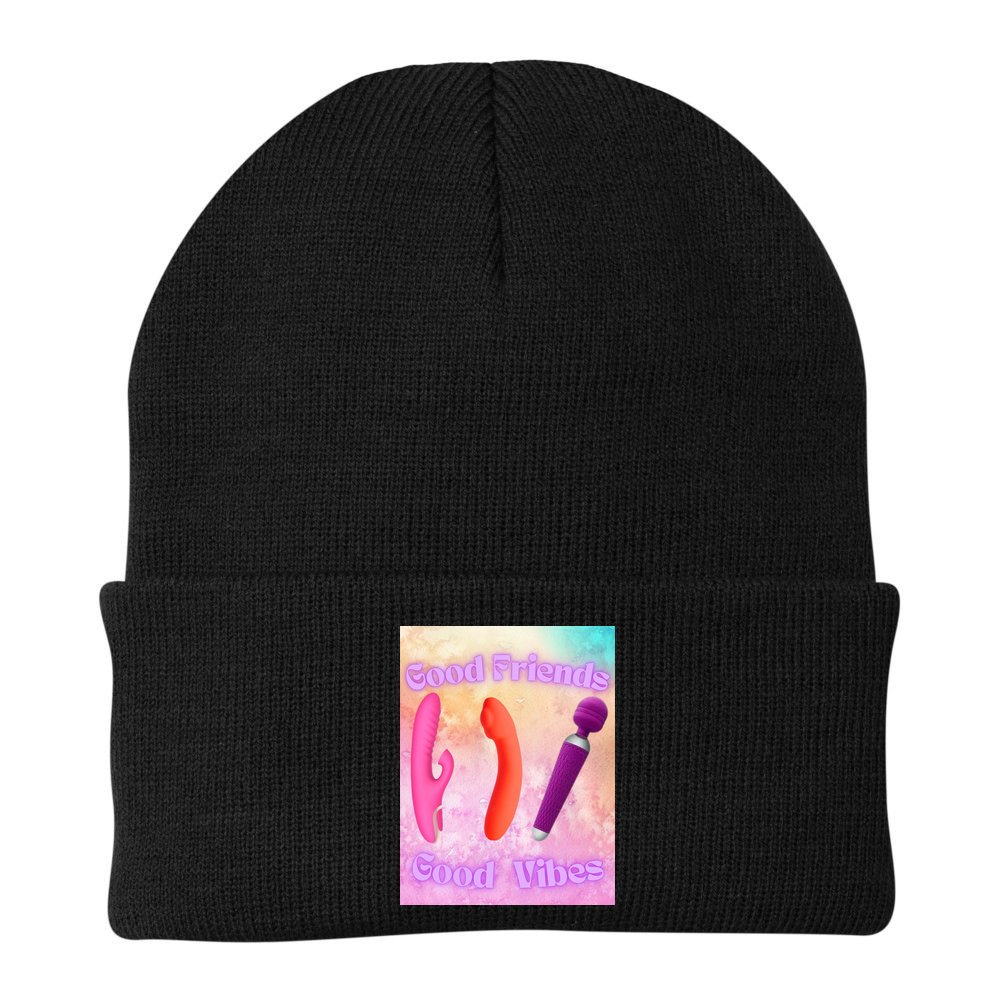 Good Friends Good Vibes Beanie