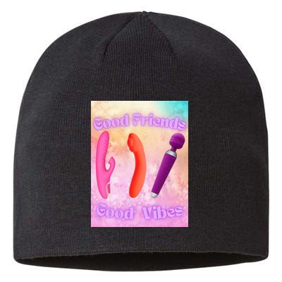 Good Friends Good Vibes Sustainable Beanie