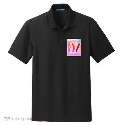 Good Friends Good Vibes Dry Zone Grid Polo