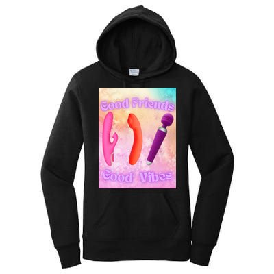 Good Friends Good Vibes Women's Pullover Hoodie
