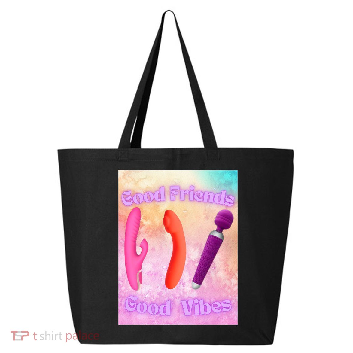 Good Friends Good Vibes 25L Jumbo Tote