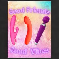 Good Friends Good Vibes Golf Towel