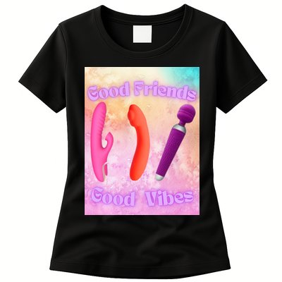 Good Friends Good Vibes Womens T-Shirt
