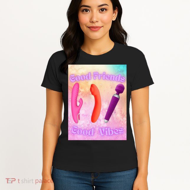 Good Friends Good Vibes Womens T-Shirt