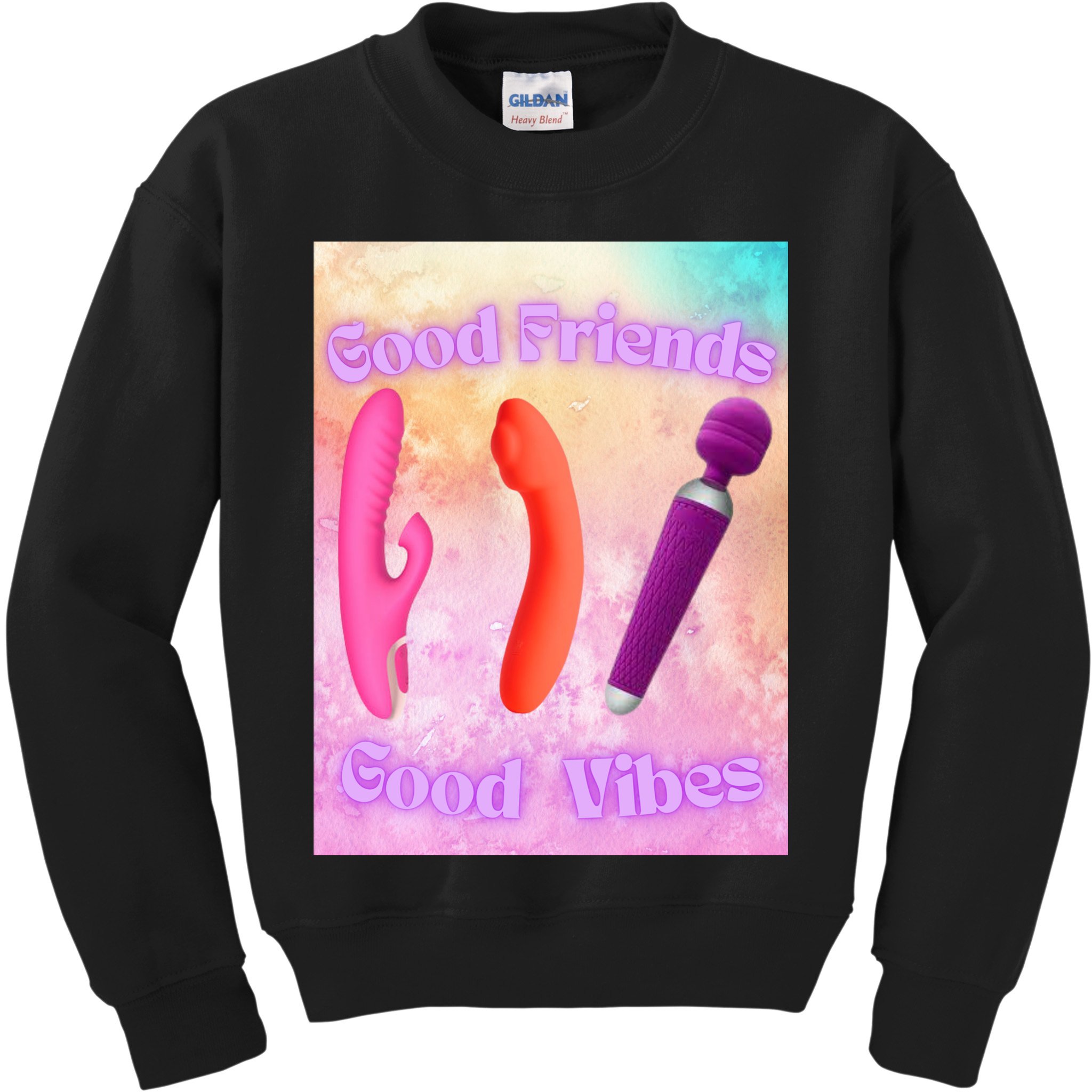 Good Friends Good Vibes Kids Sweatshirt
