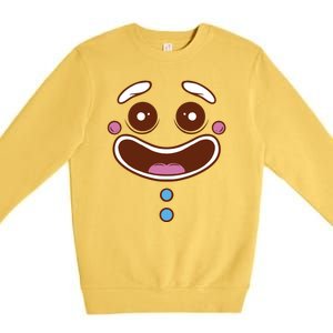 Gingerbread Face Premium Crewneck Sweatshirt