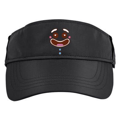 Gingerbread Face Adult Drive Performance Visor