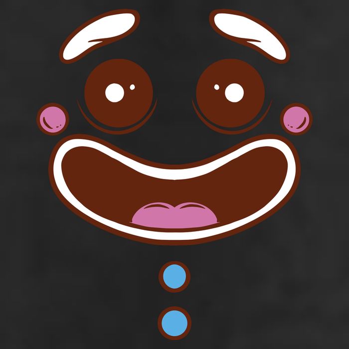 Gingerbread Face Adult Drive Performance Visor