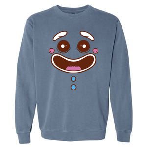 Gingerbread Face Garment-Dyed Sweatshirt