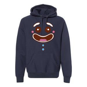 Gingerbread Face Premium Hoodie