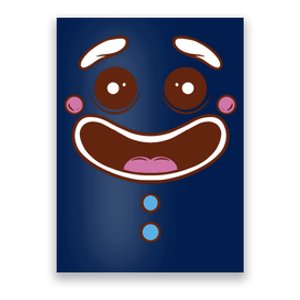 Gingerbread Face Poster