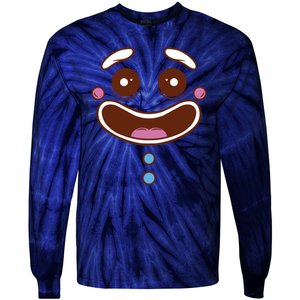 Gingerbread Face Tie-Dye Long Sleeve Shirt