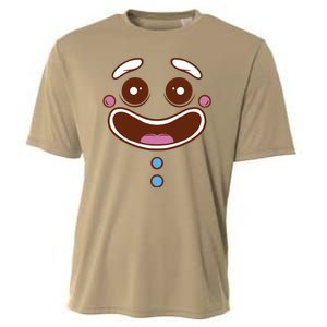 Gingerbread Face Cooling Performance Crew T-Shirt