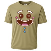 Gingerbread Face Cooling Performance Crew T-Shirt