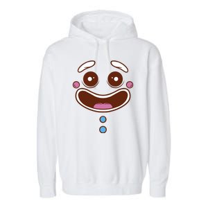 Gingerbread Face Garment-Dyed Fleece Hoodie