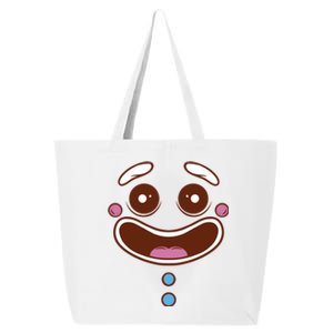 Gingerbread Face 25L Jumbo Tote