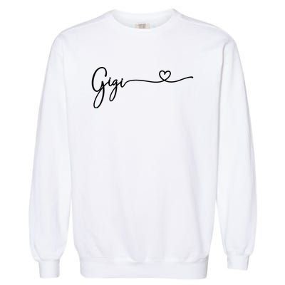 Gigi For Grandma Women Christmas MotherS Day Grandkids Garment-Dyed Sweatshirt