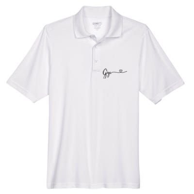 Gigi For Grandma Women Christmas MotherS Day Grandkids Men's Origin Performance Pique Polo