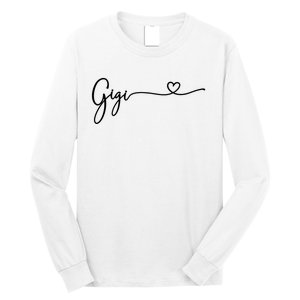 Gigi For Grandma Women Christmas MotherS Day Grandkids Long Sleeve Shirt