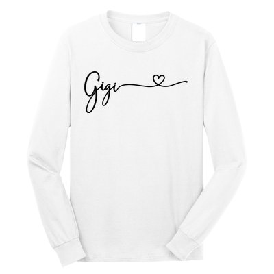 Gigi For Grandma Women Christmas MotherS Day Grandkids Long Sleeve Shirt