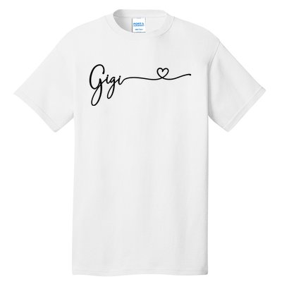 Gigi For Grandma Women Christmas MotherS Day Grandkids Tall T-Shirt