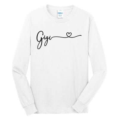 Gigi For Grandma Women Christmas MotherS Day Grandkids Tall Long Sleeve T-Shirt