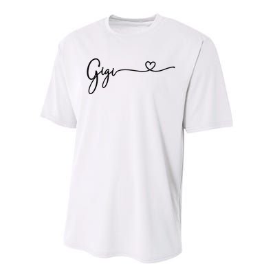 Gigi For Grandma Women Christmas MotherS Day Grandkids Performance Sprint T-Shirt