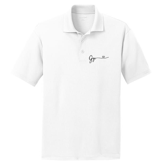 Gigi For Grandma Women Christmas MotherS Day Grandkids PosiCharge RacerMesh Polo