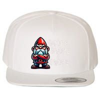 Gnome Funny Grumpy Sarcastic Sarcasm Bad Attitude Wool Snapback Cap