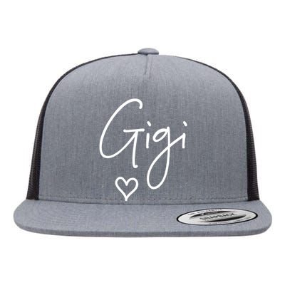 Gigi For Grandma Women Christmas MotherS Day Grandkids Flat Bill Trucker Hat