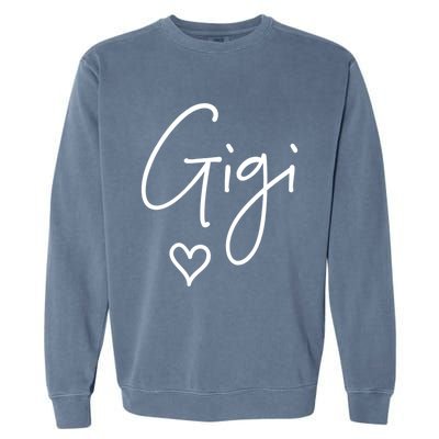 Gigi For Grandma Women Christmas MotherS Day Grandkids Garment-Dyed Sweatshirt