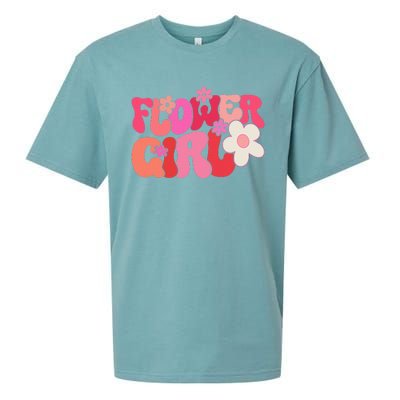 Groovy Flower Girl A Bridesmaid Proposal Flower Girl Sueded Cloud Jersey T-Shirt