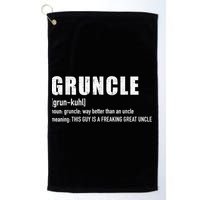  Gruncle for great uncle Golf Towel