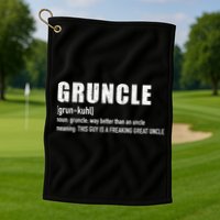  Gruncle for great uncle Golf Towel
