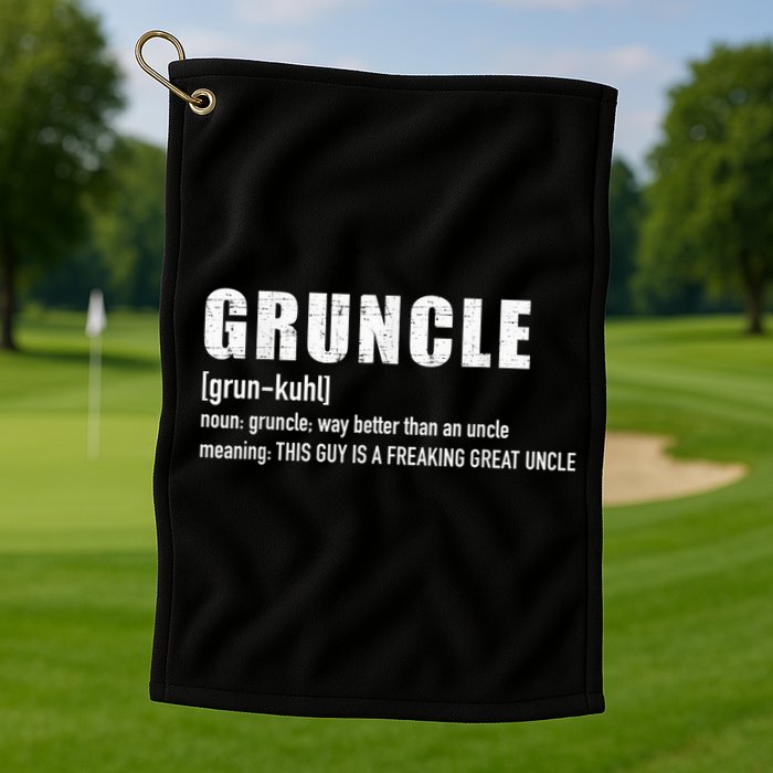  Gruncle for great uncle Golf Towel