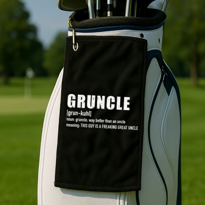  Gruncle for great uncle Golf Towel