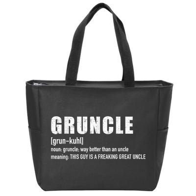  Gruncle for great uncle Zip Tote Bag