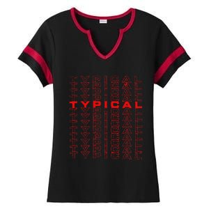 Gaming For Gamer With Typical Logo Gaming Ladies Halftime Notch Neck Tee