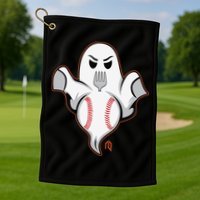 Ghost Forkball Golf Towel