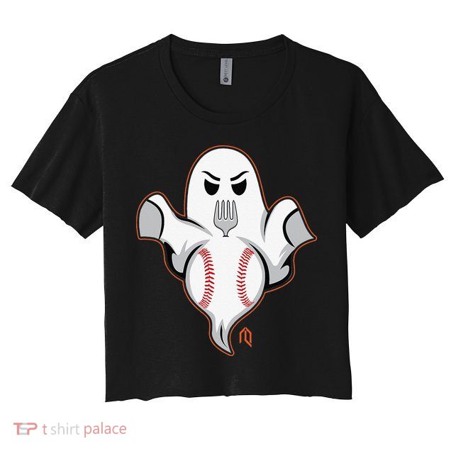 Ghost Forkball Crop Top