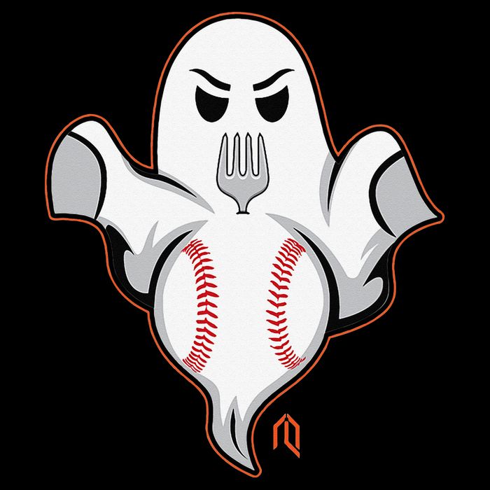 Ghost Forkball Cropped Pullover Crew