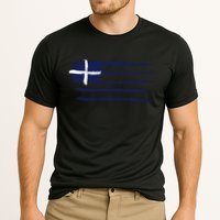 Greece Flag Cooling Performance Crew T-Shirt