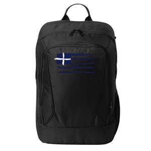 Greece Flag City Backpack