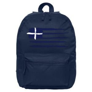 Greece Flag 16 in Basic Backpack